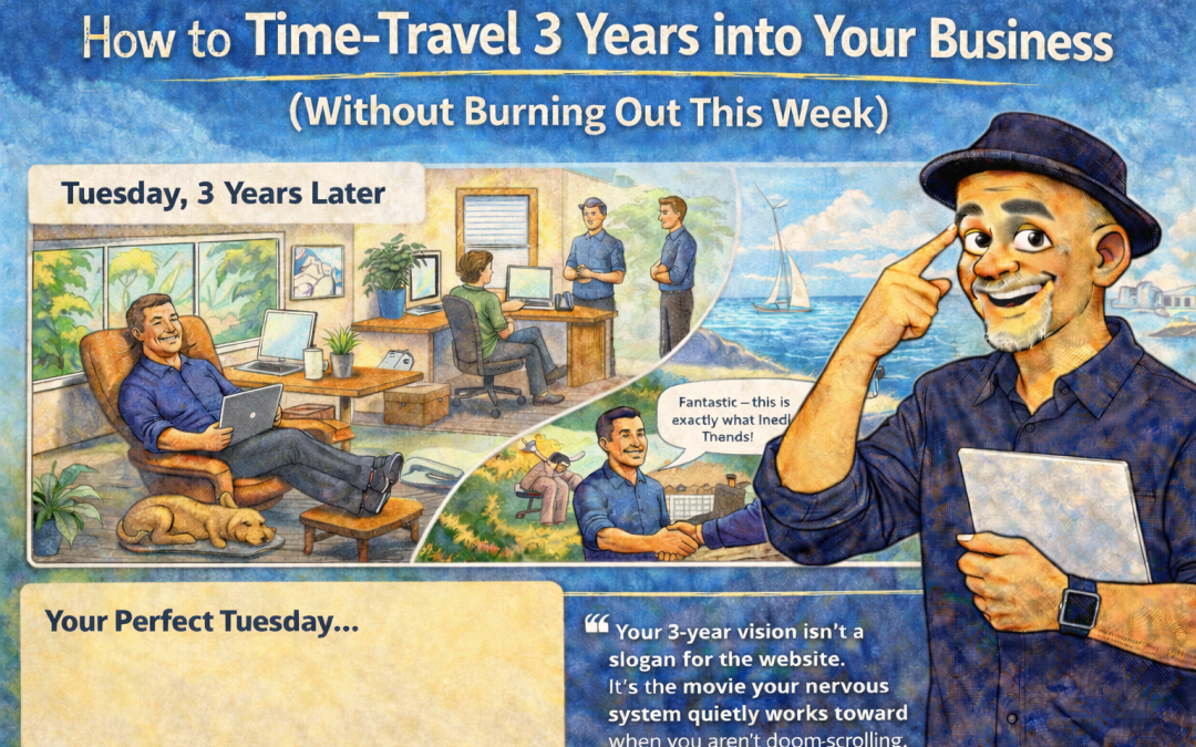 How to perfectly vision 3 years into your business future (without burning out)