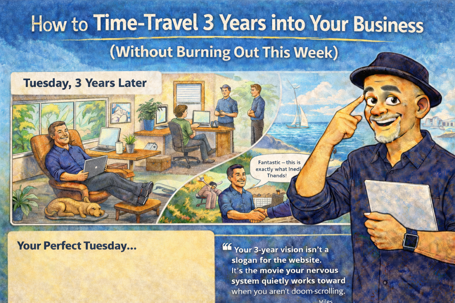 How to perfectly vision 3 years into your business future