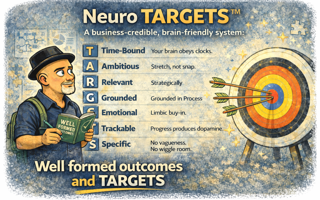 How Busy Brains Set Up Well Formed TARGETS