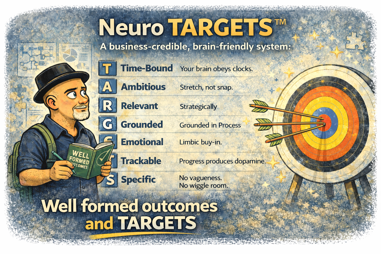 How Busy Brains Actually Hit Their Targets