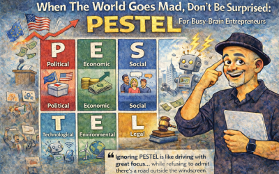When The World Goes Mad, Don’t Be Surprised: PESTEL For Busy-Brain Entrepreneurs