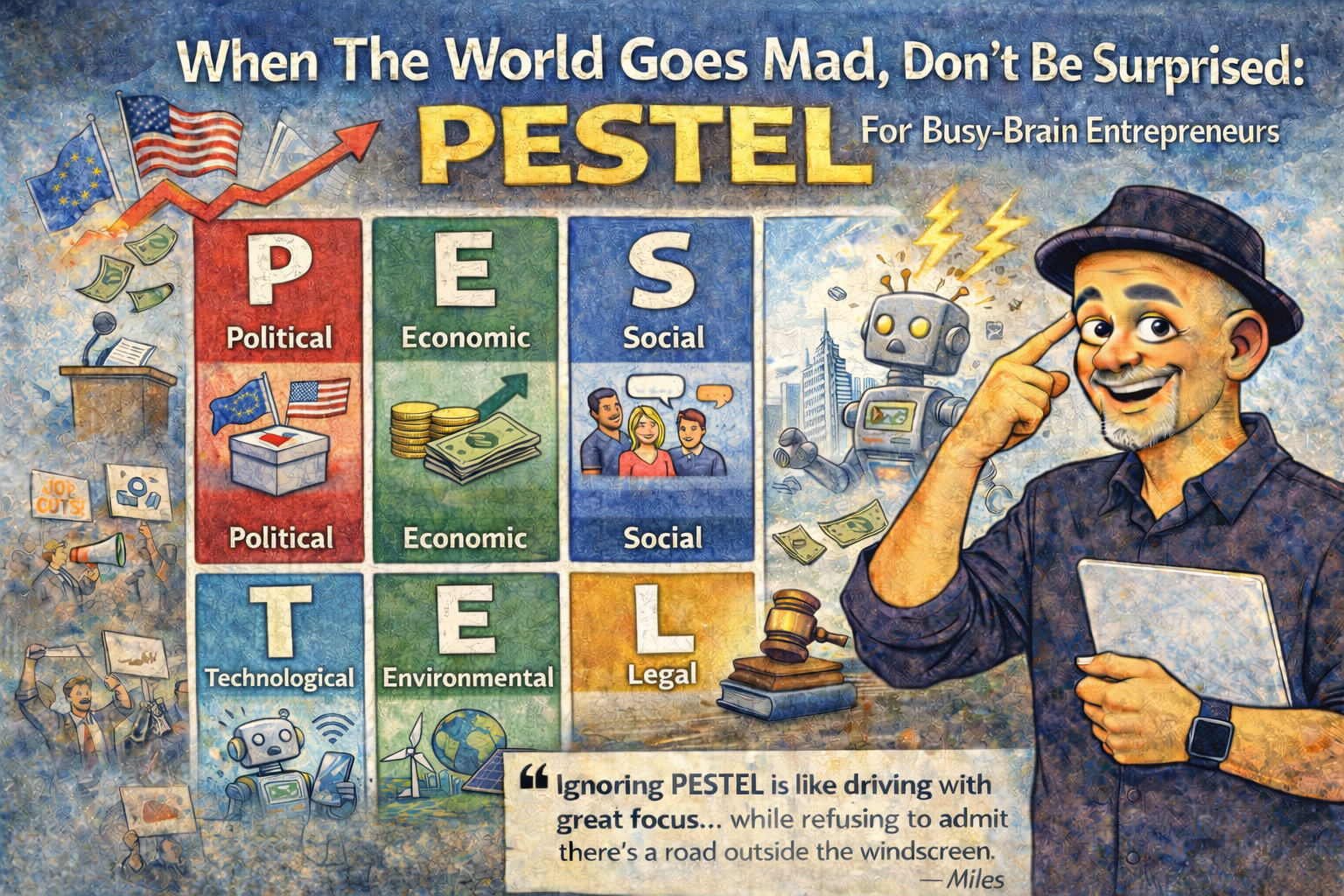 When the world goes mad, don't be surprised